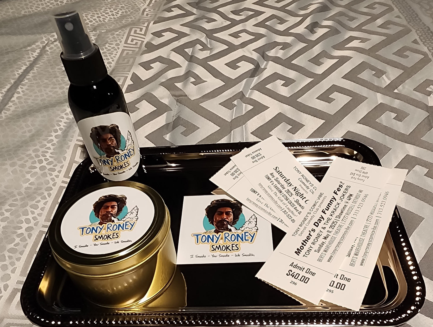 "TONY RONEY SMOKES" Brand Ambassador Kit PACKAGE #1 INVESTMENT COST $125