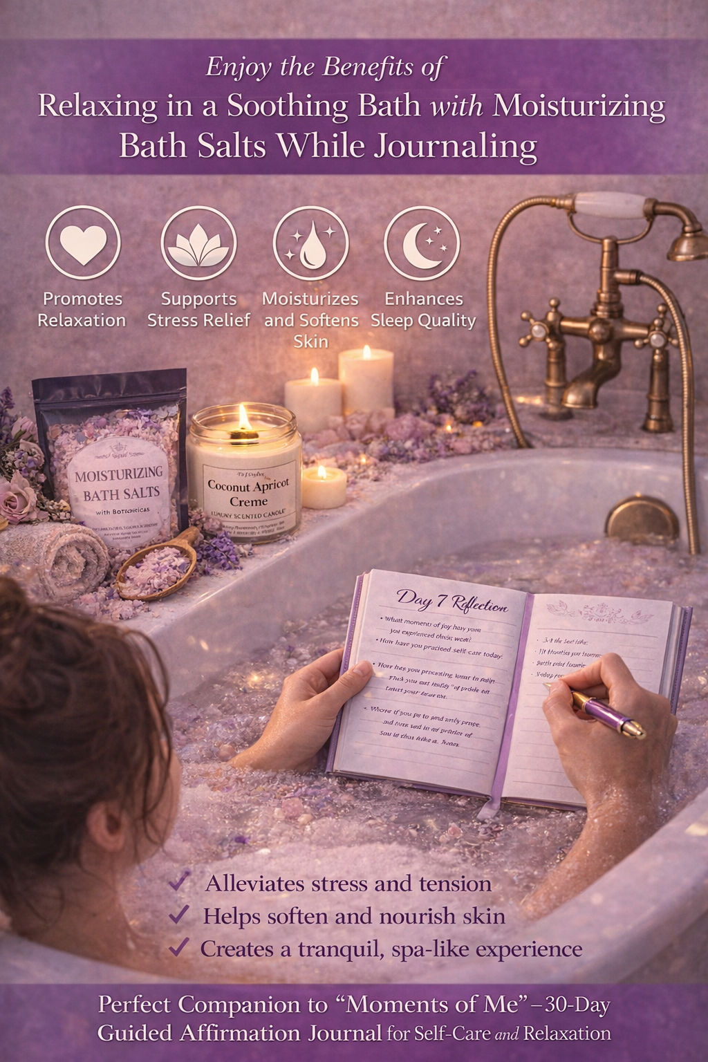 Moments of Me® Cashual Reflections Ritual Bath Salt Trio