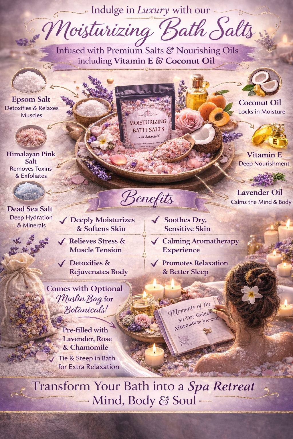 Moments of Me® – Week 2: Release Ritual Bundle (Candle + Bath Soak)