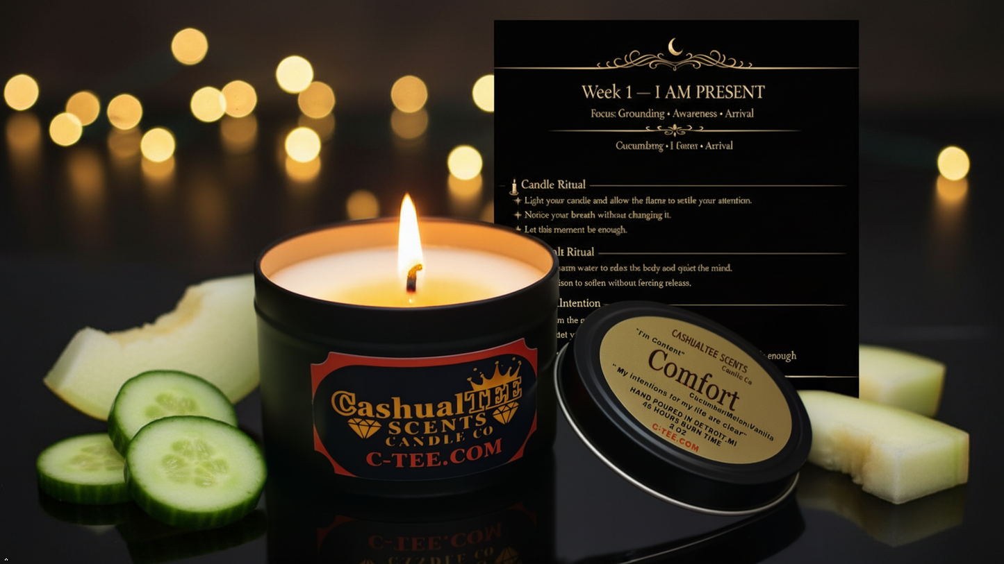 Moments of Me® – Week 2: Release Ritual Bundle (Candle + Bath Soak)