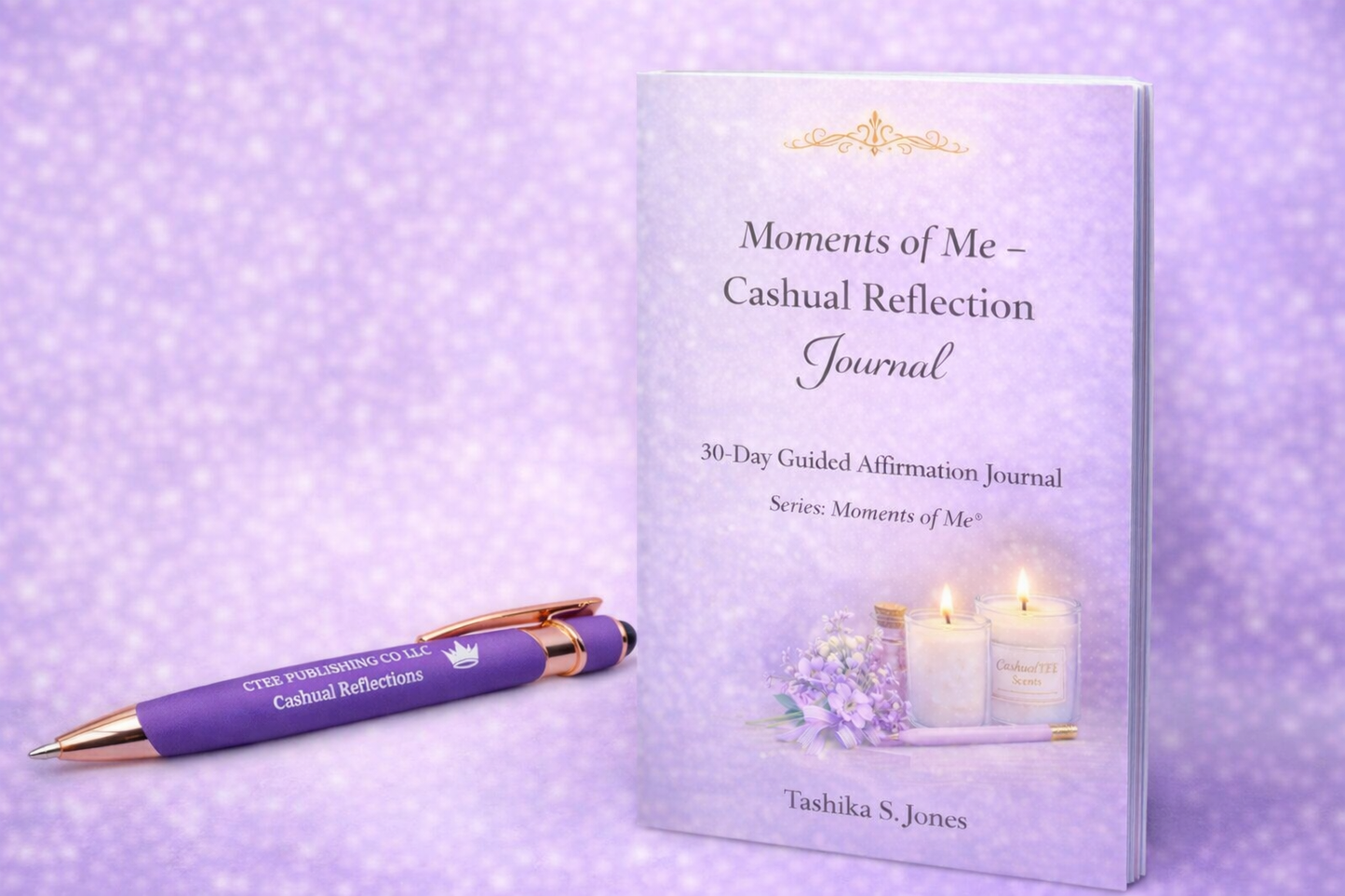 Moments of Me® Cashual Reflections Guided Self-Care Journal | Reflection, Affirmations & Ritual Writing Companion