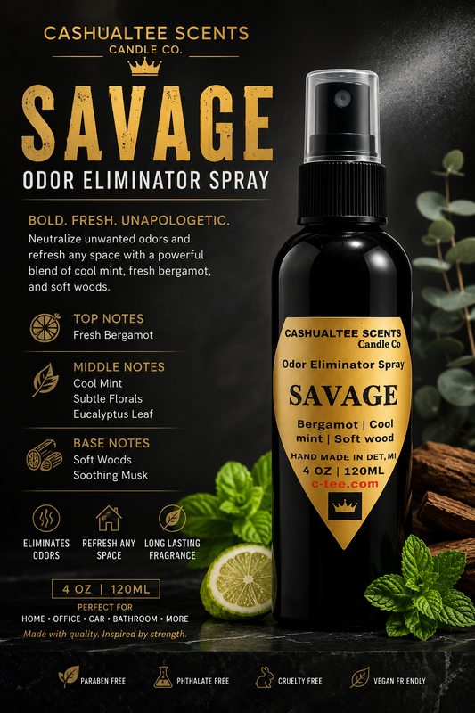 SAVAGE™ Odor Eliminator Spray 4 oz | Fresh • Cool • Masculine
