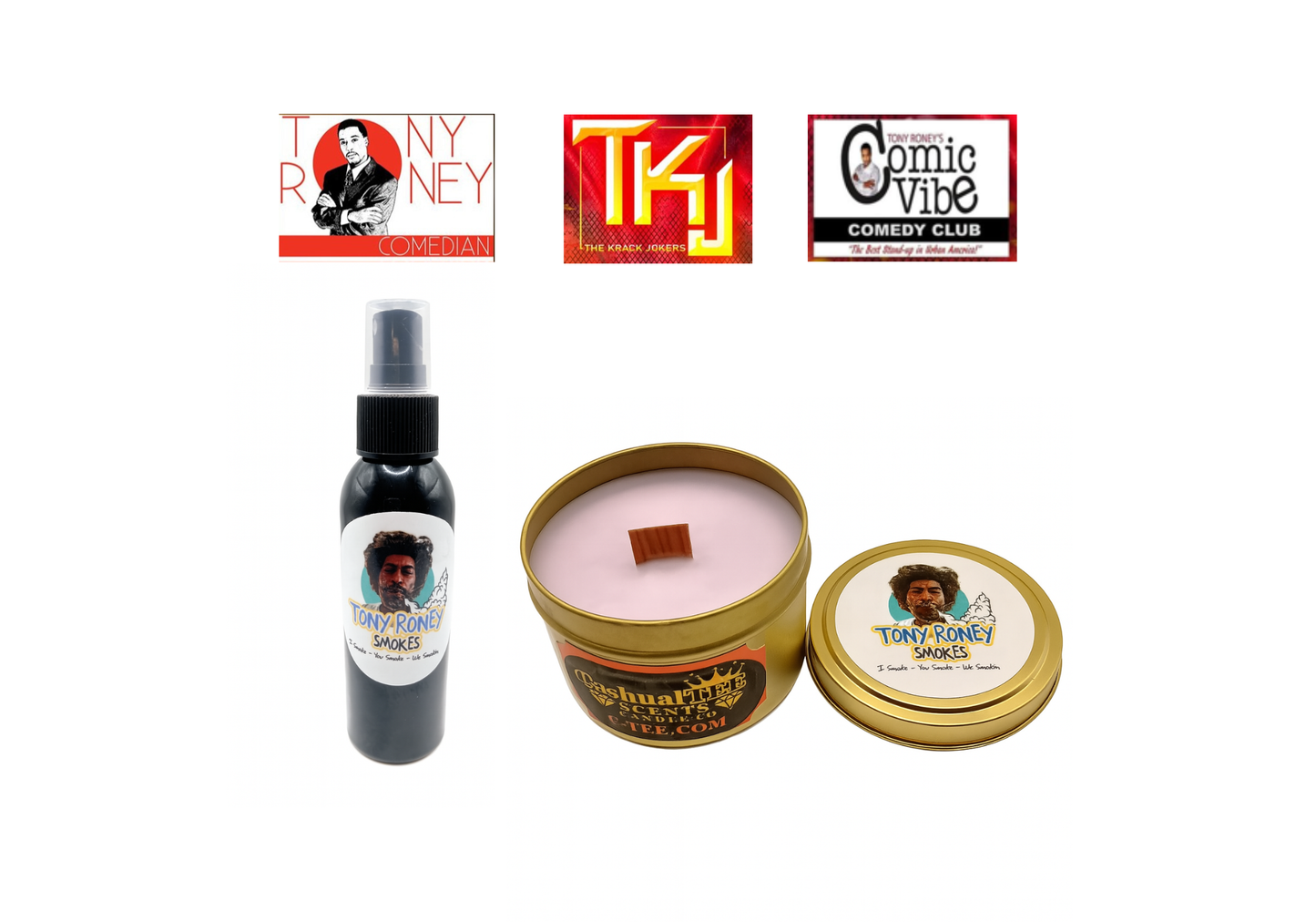 TONY RONEY SMOKES LAVENDER WOOD WICK ODOR ELIMINATOR CANDLE – Lavender_lemon