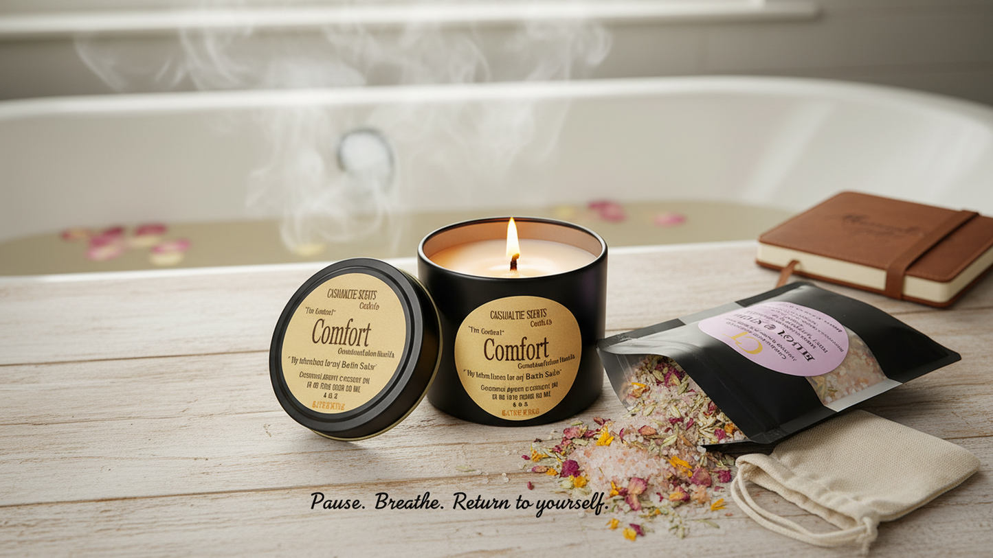 Moments of Me® – Week 2: Release Ritual Bundle (Candle + Bath Soak)
