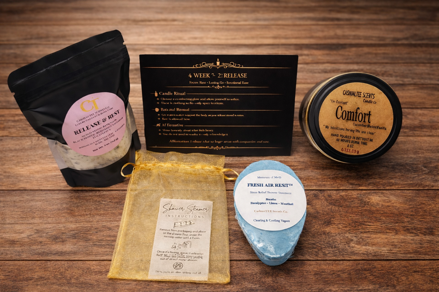 Moments of Me® – Week 2: Release Ritual Bundle (Candle + Bath Soak)