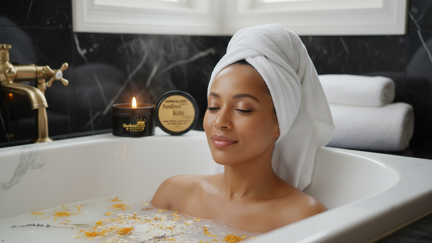 Moments of Me® Cashual Reflections Ritual Bundle – Starter Kit Includes Self-Care Journal, Candle & Bath Salt Gift Set - Most Popular